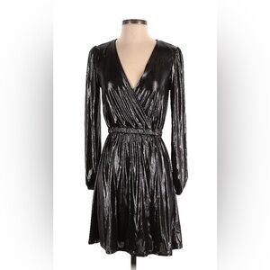 Michael Kors metallic black dress - XS